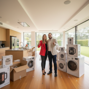 Ajuda nos eletrodomésticos da casa nova